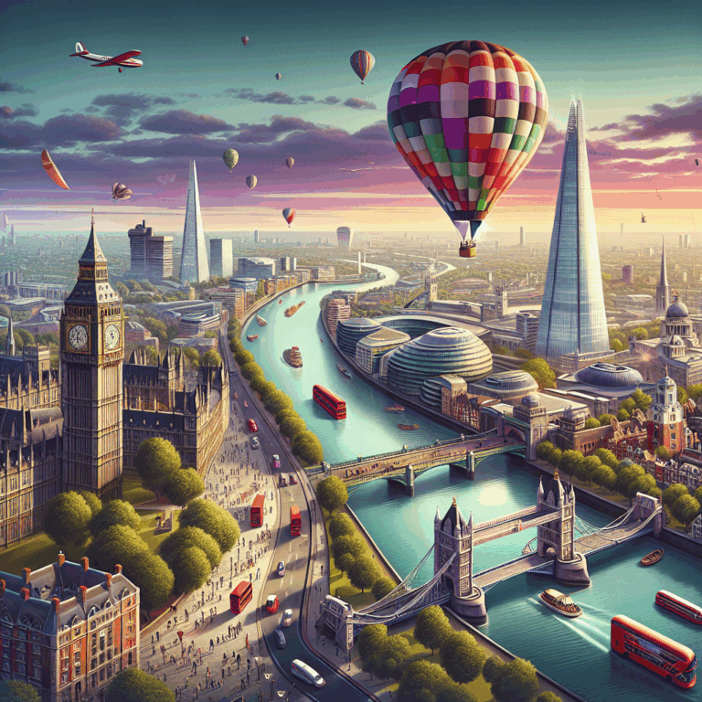 Turismo Londres - Un Paseo en Globo Aerostático.
